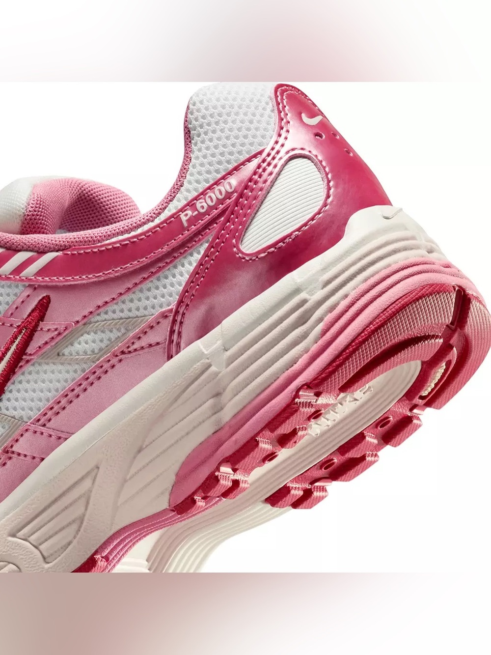 New Nike P-6000 Shoes | Summit White/Silt Red/Peony/Team Crimson | 6.5 - Picture 5 of 8